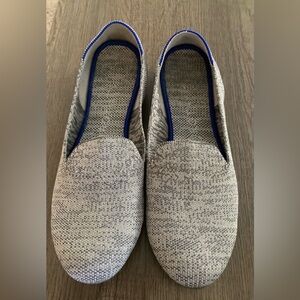 Rothy's Gray and Blue Knit Slip-Ons Size W10